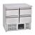 Sterling Pro Cobus SPU201-4D 4 Drawer Refrigerated Counter W900 x H850mm - view 1