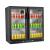 Sterling Pro Green SP2HC-BH Double Door Bottle Cooler - view 1