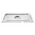 Vogue Stainless Steel 1/1 Gastronorm Notched Lid - view 2