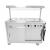 Parry MSB12G Mobile Bain Marie Servery with Heated Gantry W1200mm Cap: 72 Plated Meals - view 1