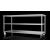 Nordstar Mobile Centre Table with Two Undershelves 1800mm - view 5