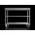 Nordstar Mobile Centre Table with Two Undershelves 1200mm - view 4