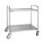 Stainless Steel 2 Tier Clearing Trolley Large - view 1