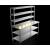 NordStar TTCMCB1800MS Mobile Centre Table with Mid Shelf & 3 Tier Heated Gantry W1800mm - view 3