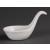 Olympia Whiteware Miniature Spoon Shape Dipping Bowls - view 1