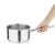 Vogue Stainless Steel Saucepan 180mm 2.5Ltr (FS664) - view 2