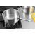 Vogue Stainless Steel Saucepan 240mm 5Ltr (M945) - view 2