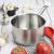 Vogue Stainless Steel Saucepan 180mm 2.5Ltr (FS664) - view 3