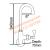 Aquajet 1/2" Taps with Lever Control & 150mm Swivel Gooseneck Spout AJ-W-15SG6L - view 2