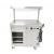 Parry MSF9G Mobile Servery with Heated Gantry W900mm Cap: 54 Plated Meals - view 3