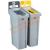 Rubbermaid Slim Jim Recycling Station Landfill & Paper - view 2