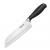 Vogue Soft Grip Santoku Knife Black 18cm (GD759) - view 1