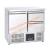 Sterling Pro Cobus SPU201-2D 1 Door 2 Drawer Refrigerated Counter W900 x H850mm - view 1