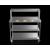 NordStar STCMCB1200MS Mobile Centre Table with Mid Shelf & 1 Tier Heated Gantry W1200mm - view 3