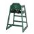 Bolero Wooden Highchair Forest Green - view 2