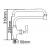 Aquajet 1/2" Sink Tap with Lever Control & 450mm Double Jointed Spout AJ-B-1DJ18L - view 2