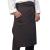 Exec Chef Apron Black with Looped Towel Holder and Angled Pocket - view 1