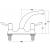 Catertap 1/2" Mixer Tap with 3 Inch Levers WRCT-500ML3 - view 2