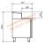 Sterling Pro Green SPIZ-135 2 Door Refrigerated Pizza Prep Counter W1342mm - view 2