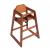 Bolero Wooden Highchair Dark Wood Finish - view 1
