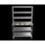 NordStar TTCMCB1200MS Mobile Centre Table with Mid Shelf & 3 Tier Heated Gantry W1200mm - view 2