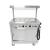 Parry MSB9G Mobile Bain Marie Servery with Heated Gantry W900mm Cap: 54 Plated Meals - view 1