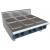 Blue Seal E516S-B 6 Plate Electric Hob Bench Model W900mm 15.6kW - view 2