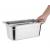 Vogue Stainless Steel 1/3 Gastronorm Pan Depth 100mm - view 2