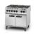 Lincat OD8007 6 Burner Dual Fuel Range W900mm - view 3