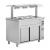 Inomak MRV711 Bain Marie Hot Cupboard with Double Sneeze Screen 3 x 1/1GN - view 1