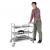 Stainless Steel 3 Tier Clearing Trolley Medium - view 2