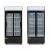 Blizzard GD630 Double Glass Door Merchandiser 630Ltr - view 2