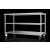 Nordstar Mobile Centre Table with Two Undershelves 1500mm - view 5