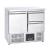 Sterling Pro Cobus SPU201-2D 1 Door 2 Drawer Refrigerated Counter W900 x H850mm - view 1