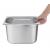 Vogue Stainless Steel 1/2 Gastronorm Pan Depth 200mm - view 3