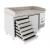 Atosa EPF3490GR 1 Door, 7 Drawer Refrigerated Pizza Counter Marble Top W1510mm - view 3