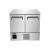 Atosa ESF8R 2 Door Counter Fridge W885 x H885mm - view 1
