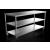 Nordstar Mobile Centre Table with Two Undershelves 1800mm - view 1