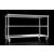 Nordstar Mobile Centre Table with Two Undershelves 1500mm - view 3