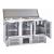 Sterling Pro Cobus SPU300SL 3 Door Saladette Counter W1365mm - view 2