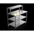 NordStar STCMCB1200MS Mobile Centre Table with Mid Shelf & 1 Tier Heated Gantry W1200mm - view 2
