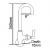 Aquajet 1/2" Taps with Lever Control & 150mm Swivel Gooseneck Spout AJ-W-15SG6L - view 2