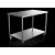 Nordstar Mobile Centre Table with One Undershelf 1200mm - view 1