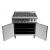 Falcon Dominator G3101 Fan Assisted 6 Burner Gas Oven Range W900mm - view 2