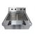 Parry NPDPF6 Twin Tank Electric Pedestal Fryer 2 x 9Ltr 6kW - view 4