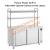 Inomak HCP14 Hot Cupboard Cap: 850 Plates, 111 Plated Meals W1600mm - view 2
