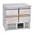 Sterling Pro Cobus SPU201-4D 4 Drawer Refrigerated Counter W900 x H850mm - view 1
