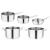 Vogue Stainless Steel Pan Set (S121) - view 1