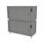 Moffat HC4DS Premier Hot Cupboard Double Stack W1603 Cap: 380 Plates, 100 Plated Meals - view 1