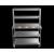 NordStar DTCMCB1200MS Mobile Centre Table with Mid Shelf & 2 Tier Heated Gantry W1200mm - view 3